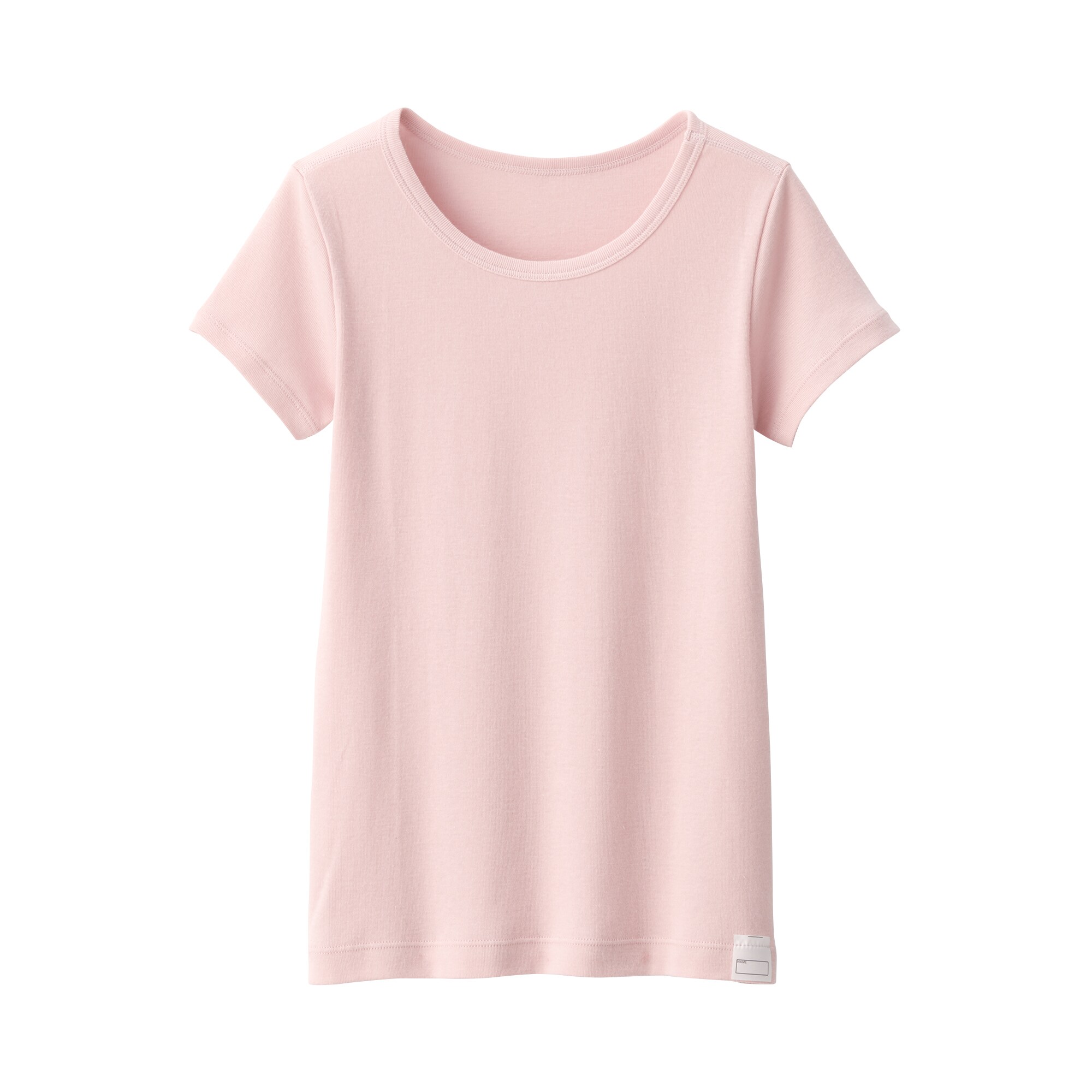 キッズ　さらっと綿クルーネックＴシャツ【インナー】