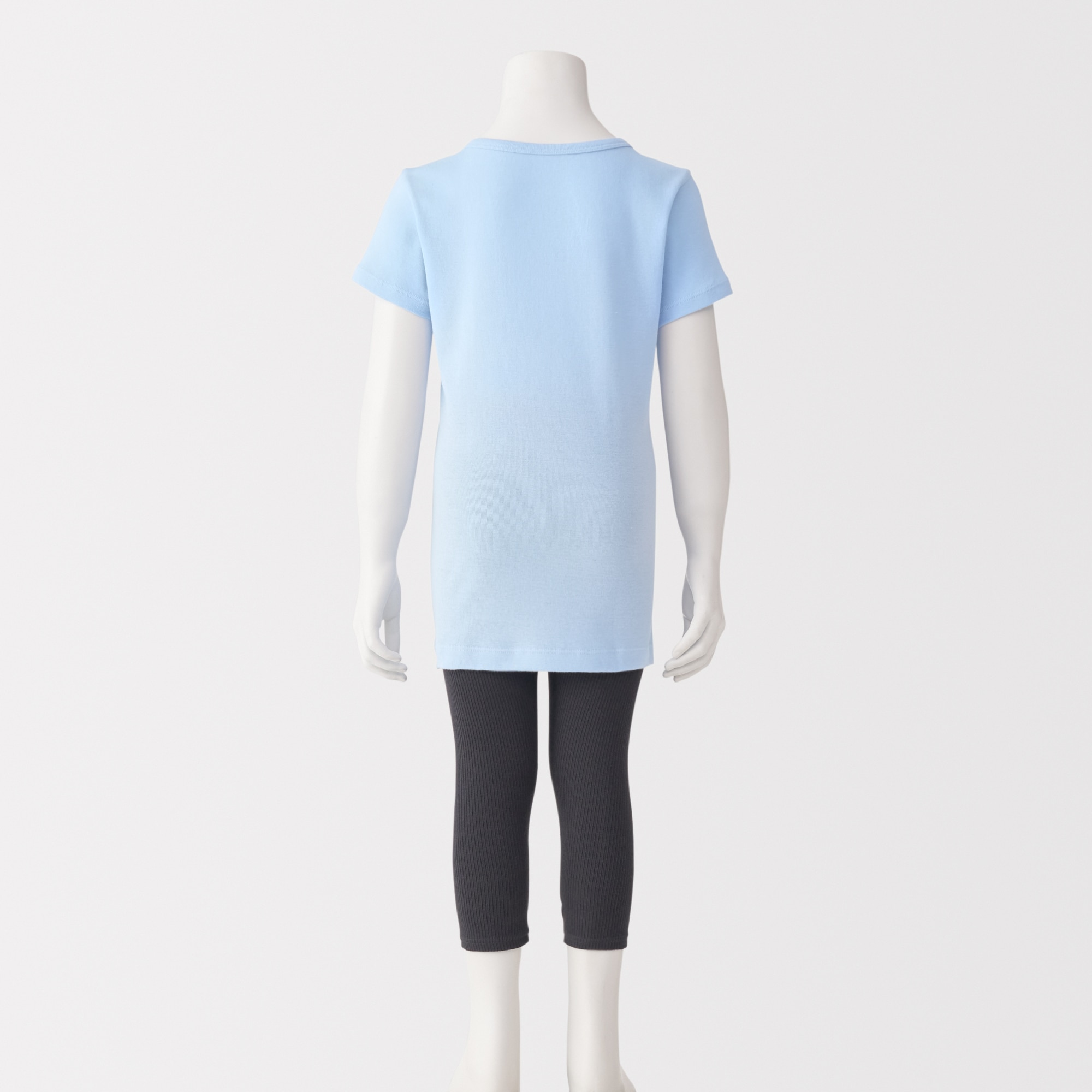 キッズ　さらっと綿クルーネックＴシャツ【インナー】
