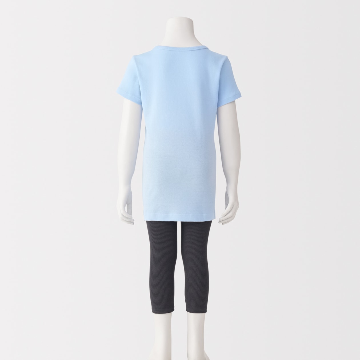 キッズ　さらっと綿クルーネックＴシャツ【インナー】