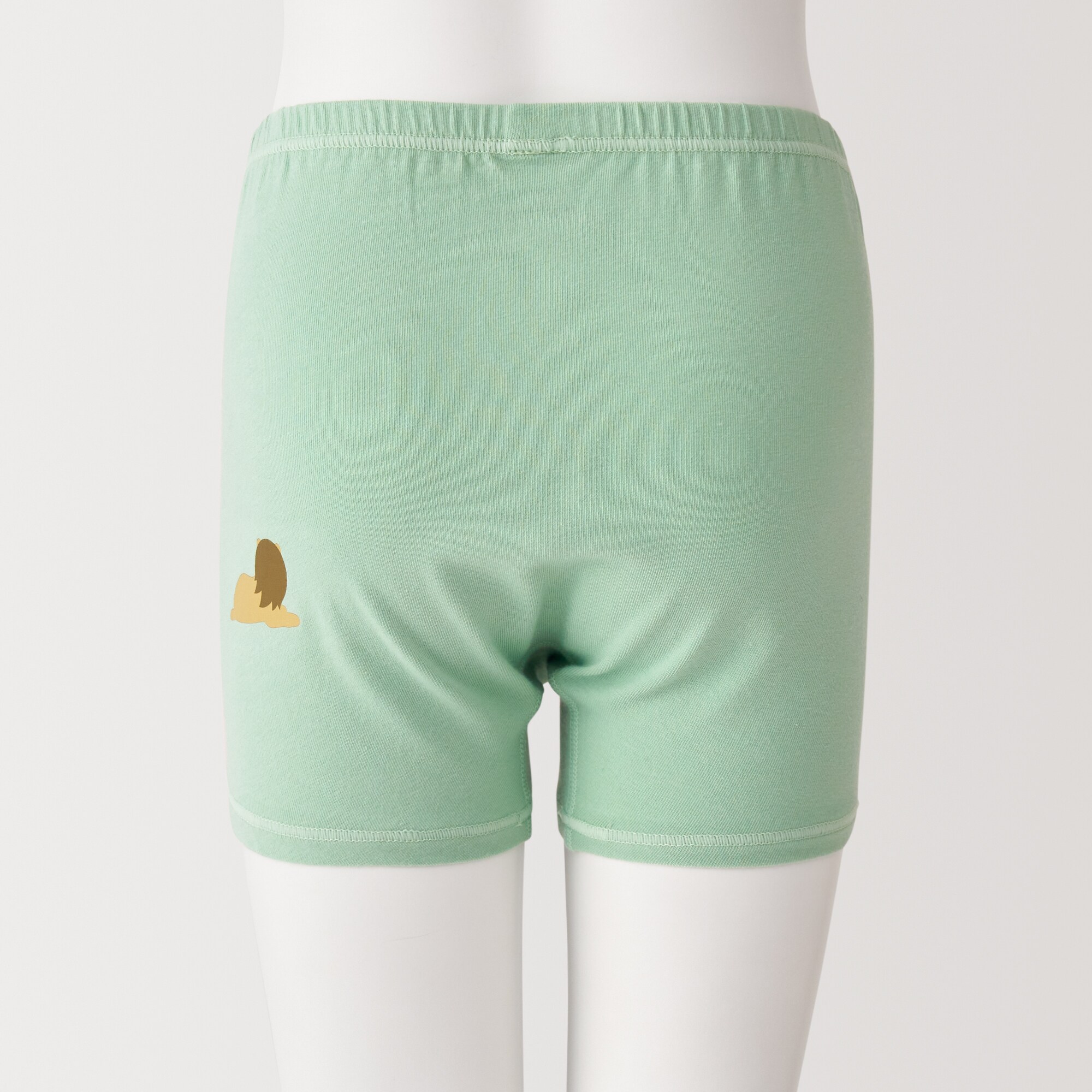 キッズ　動物柄　２枚組　前閉じボクサーパンツ