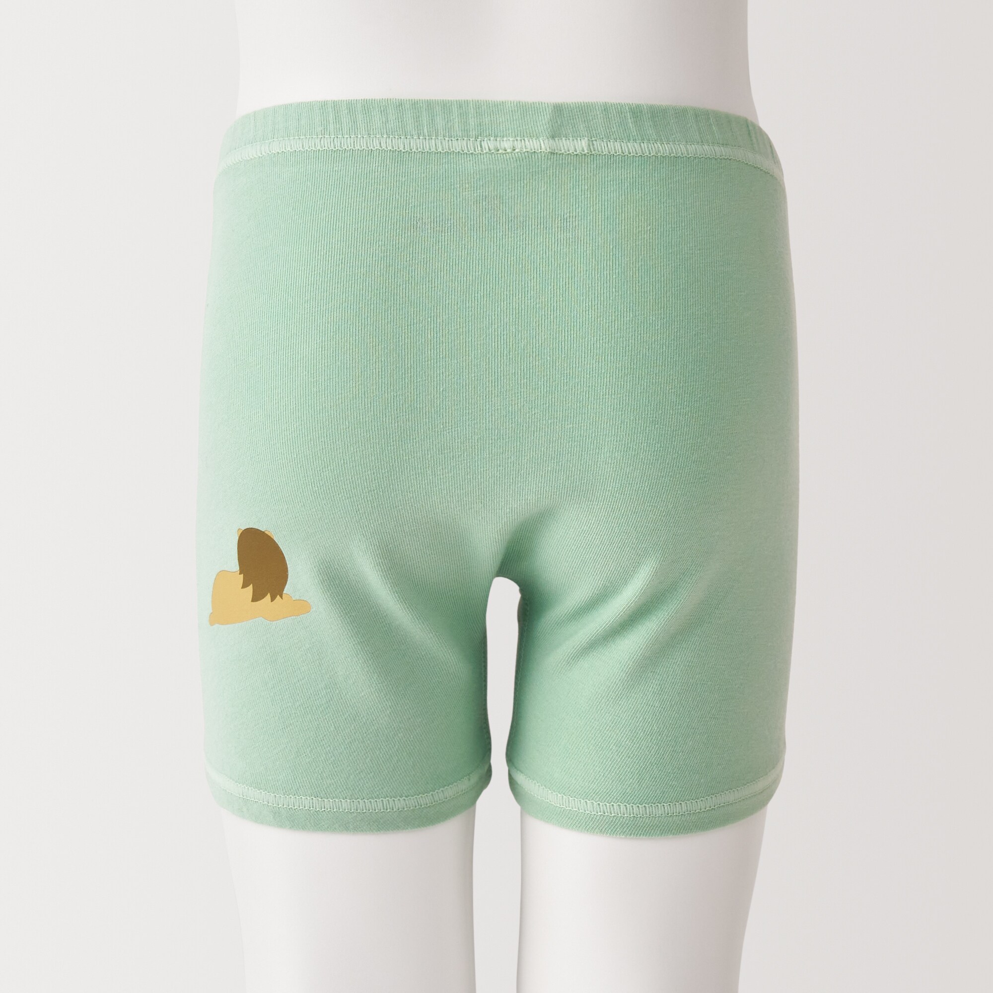 ベビー　動物柄　２枚組　前閉じボクサーパンツ