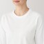 婦人　天竺編みクルーネック長袖Ｔシャツ
