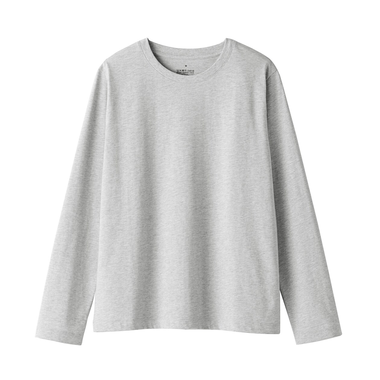婦人　天竺編みクルーネック長袖Ｔシャツ