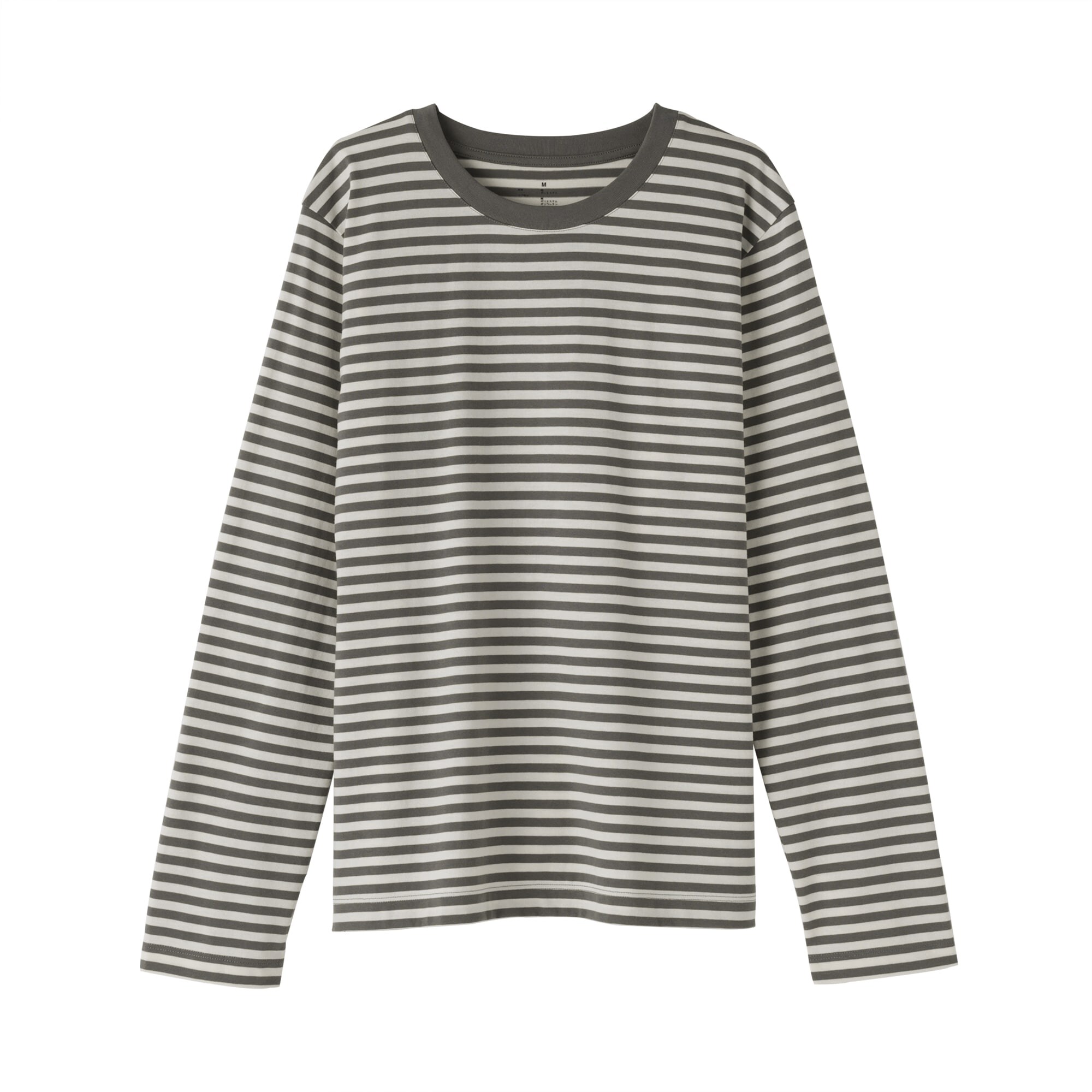 婦人　天竺編みクルーネック長袖Ｔシャツ