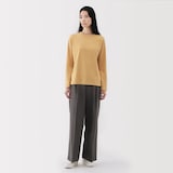 婦人　天竺編みクルーネック長袖Ｔシャツ