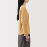 婦人　天竺編みクルーネック長袖Ｔシャツ