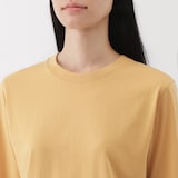 婦人　天竺編みクルーネック長袖Ｔシャツ