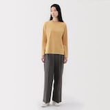 婦人　天竺編みクルーネック長袖Ｔシャツ