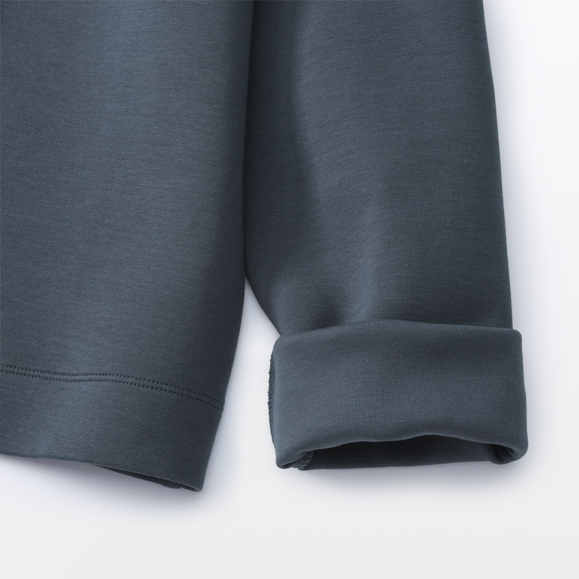 婦人　二重編みスウェットカーディガン