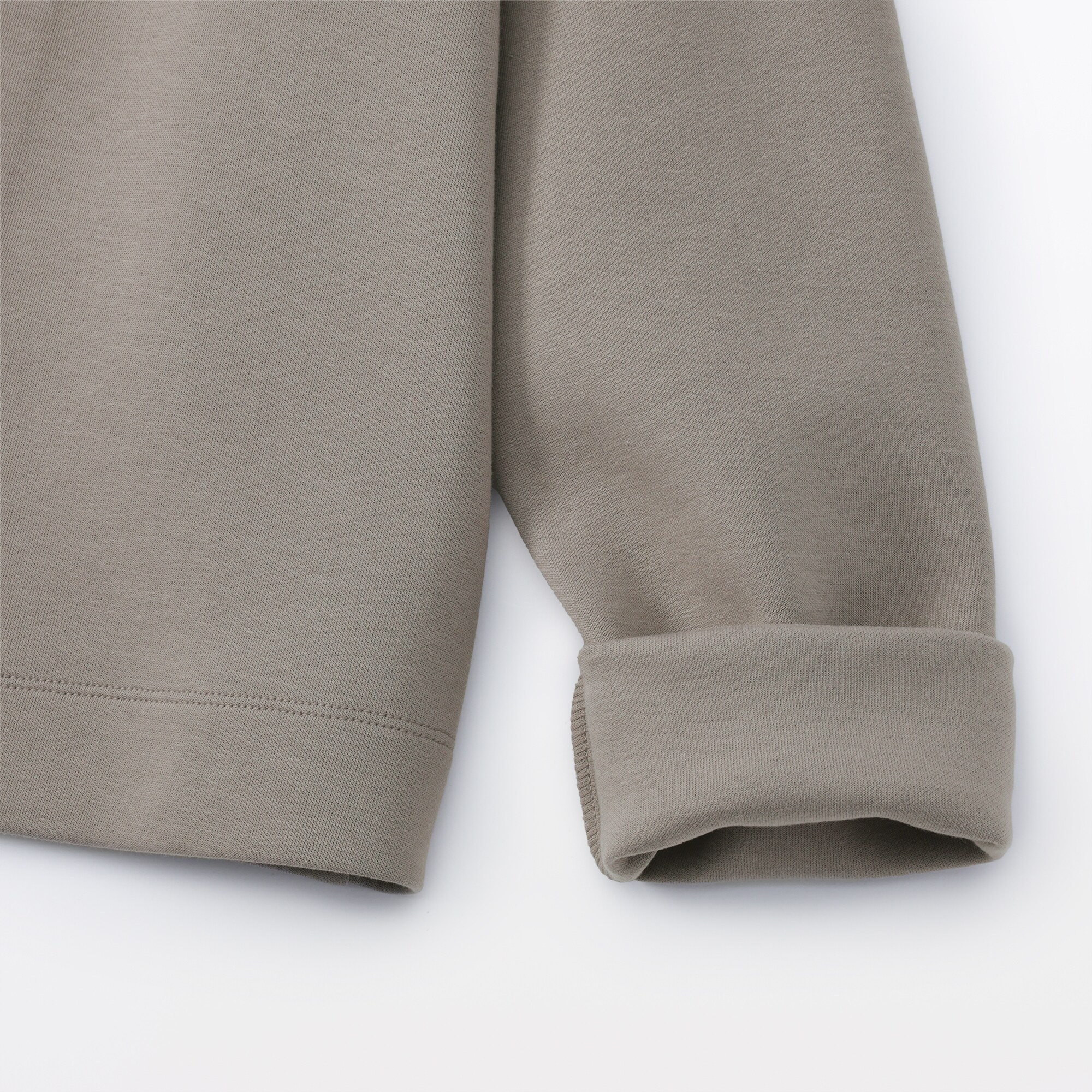 婦人　二重編みスウェットカーディガン