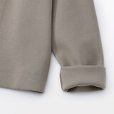 婦人　二重編みスウェットカーディガン