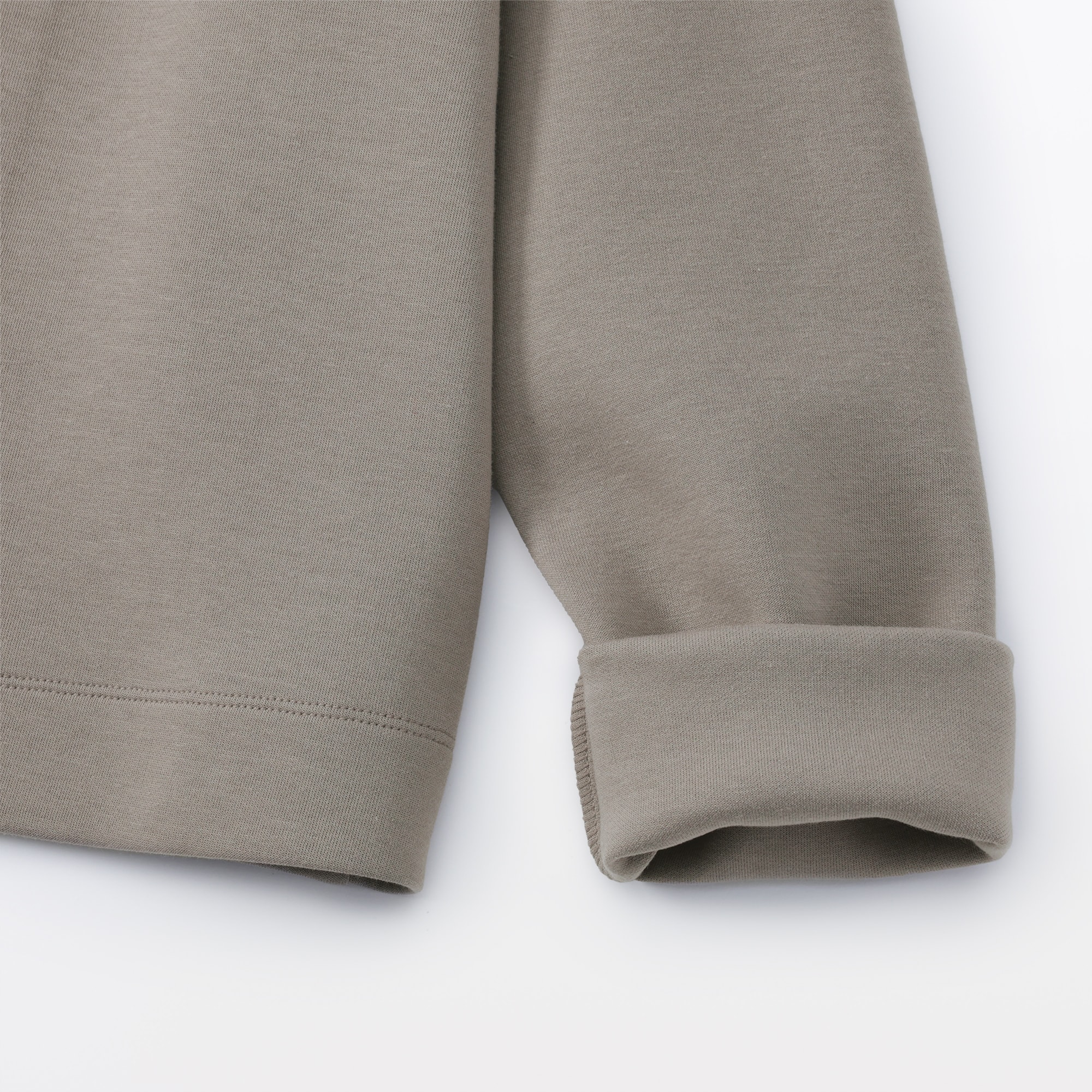 婦人　二重編みスウェットカーディガン