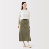 婦人　太番手ボートネック長袖Ｔシャツ