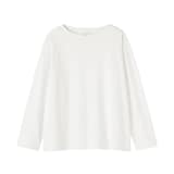婦人　太番手ボートネック長袖Ｔシャツ