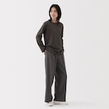 婦人　太番手ボートネック長袖Ｔシャツ