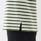 婦人　太番手ボートネック長袖Ｔシャツ