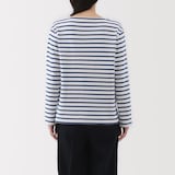 婦人　太番手ボートネック長袖Ｔシャツ