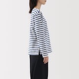 婦人　太番手ボートネック長袖Ｔシャツ