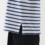 婦人　太番手ボートネック長袖Ｔシャツ