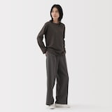 婦人　太番手ボートネック長袖Ｔシャツ