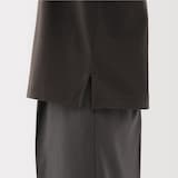 婦人　太番手ボートネック長袖Ｔシャツ