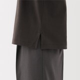 婦人　太番手ボートネック長袖Ｔシャツ