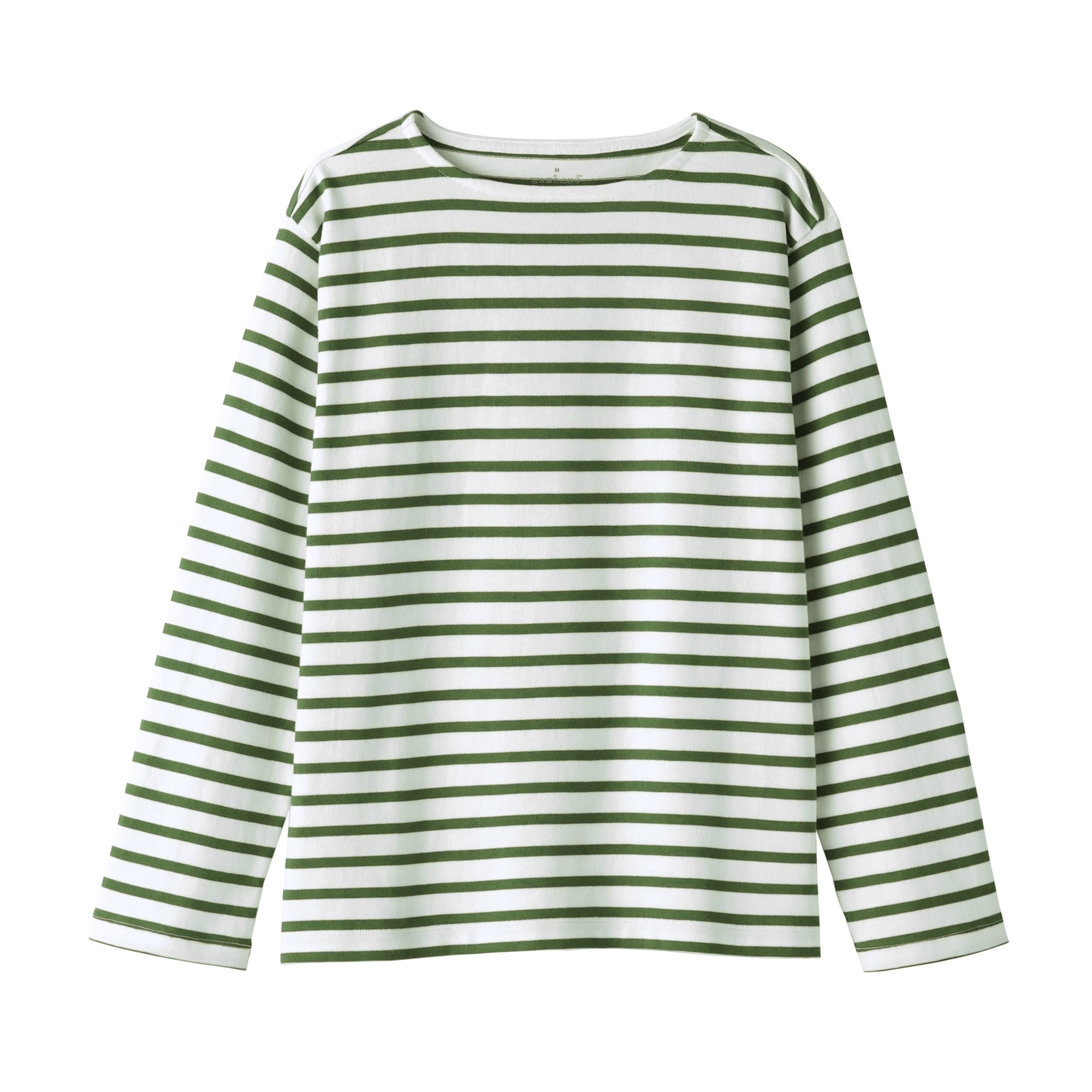 婦人　太番手ボートネック長袖Ｔシャツ