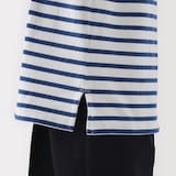 婦人　太番手ボートネック長袖Ｔシャツ