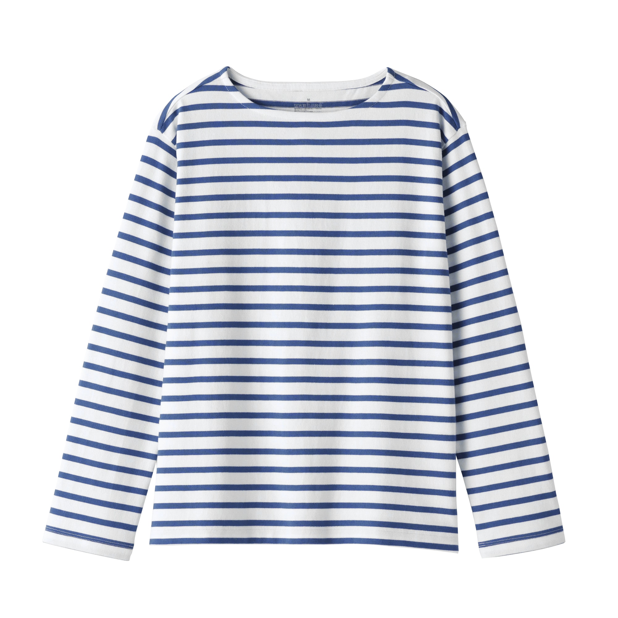 婦人　太番手ボートネック長袖Ｔシャツ