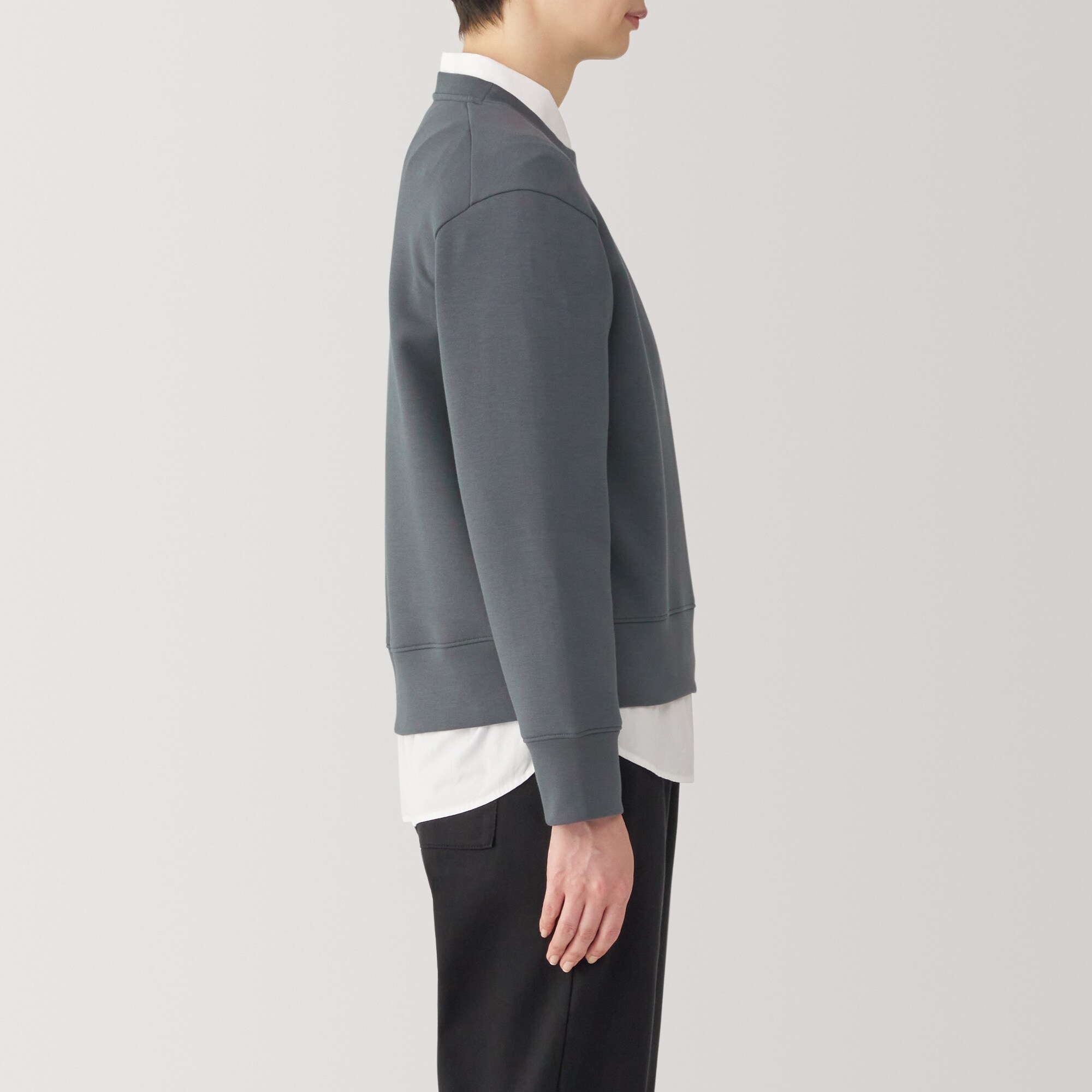 婦人 二重編みスウェットシャツ | 無印良品