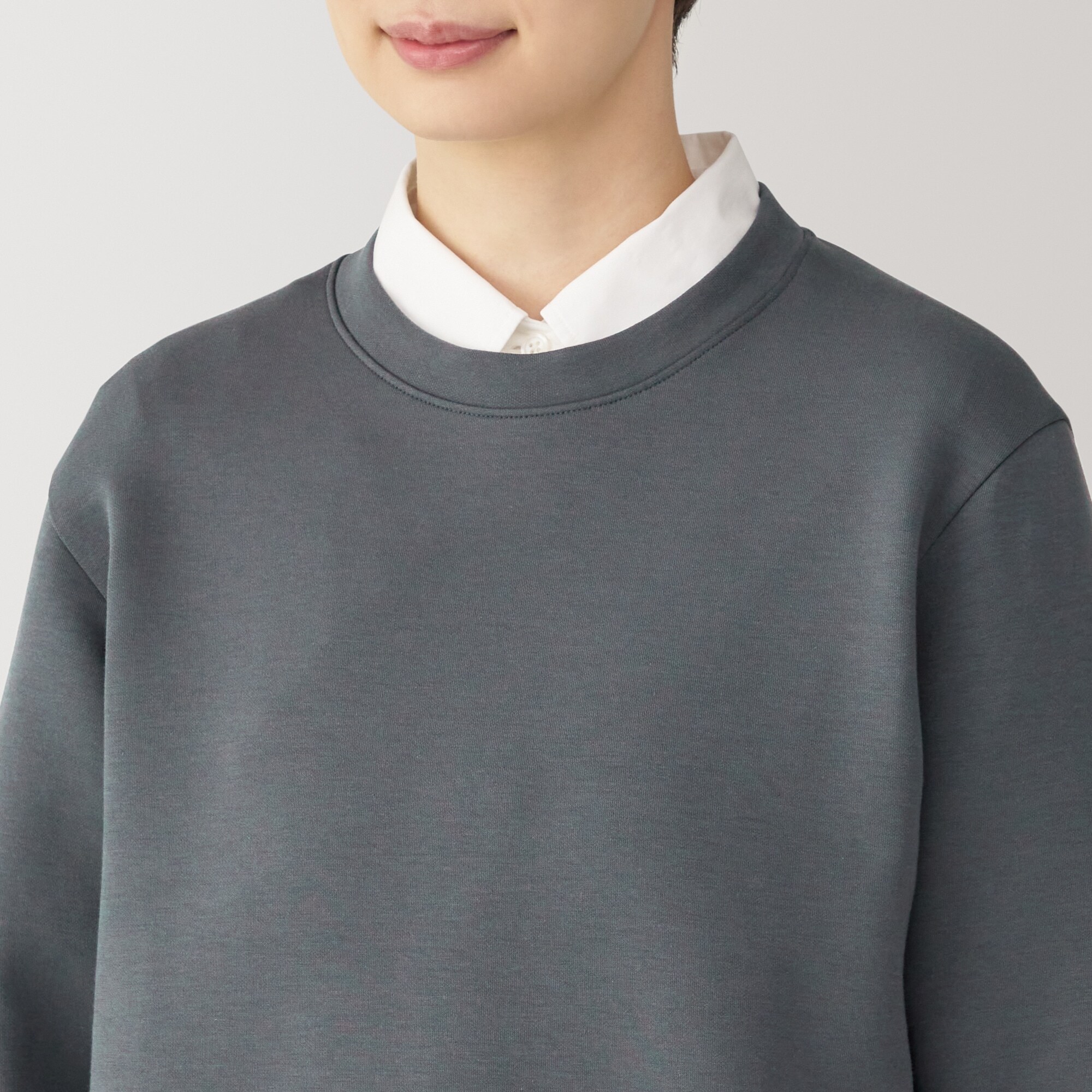 婦人　二重編みスウェットシャツ