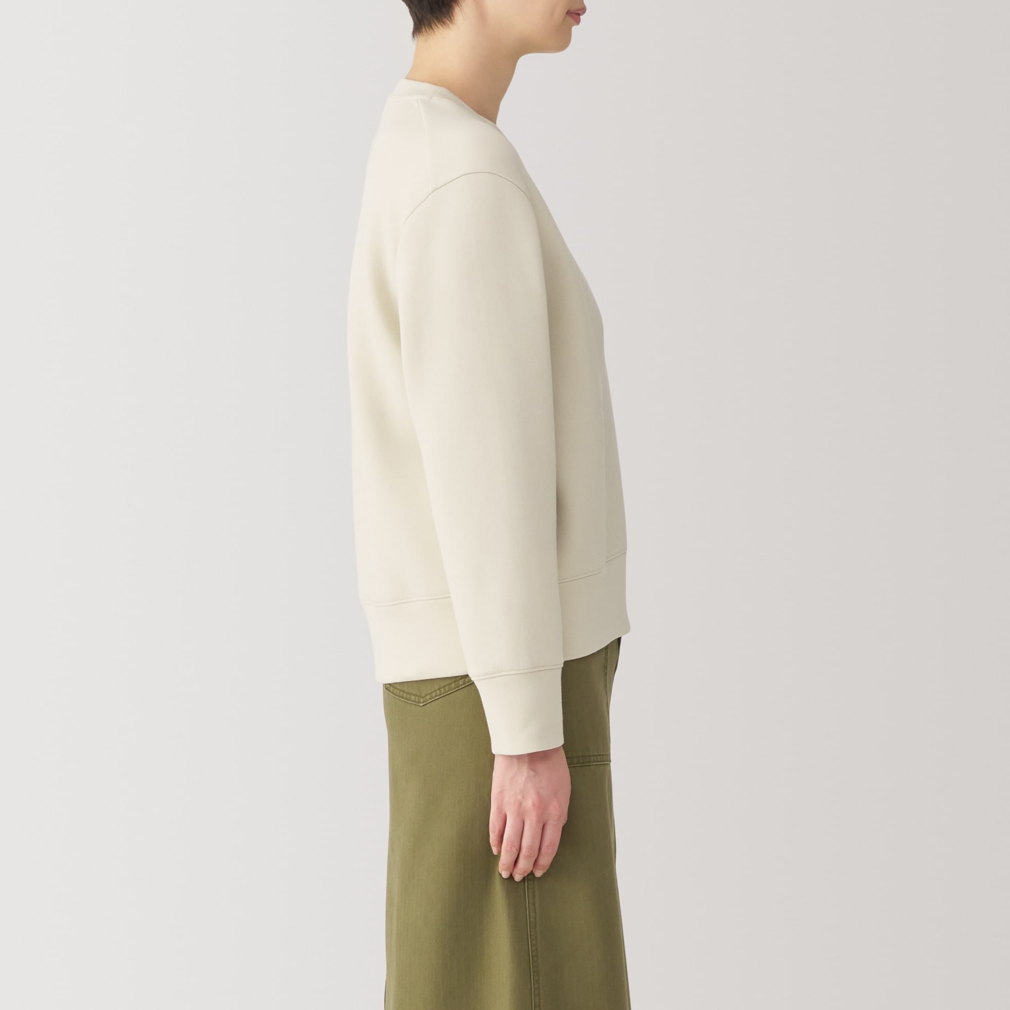 婦人　二重編みスウェットシャツ