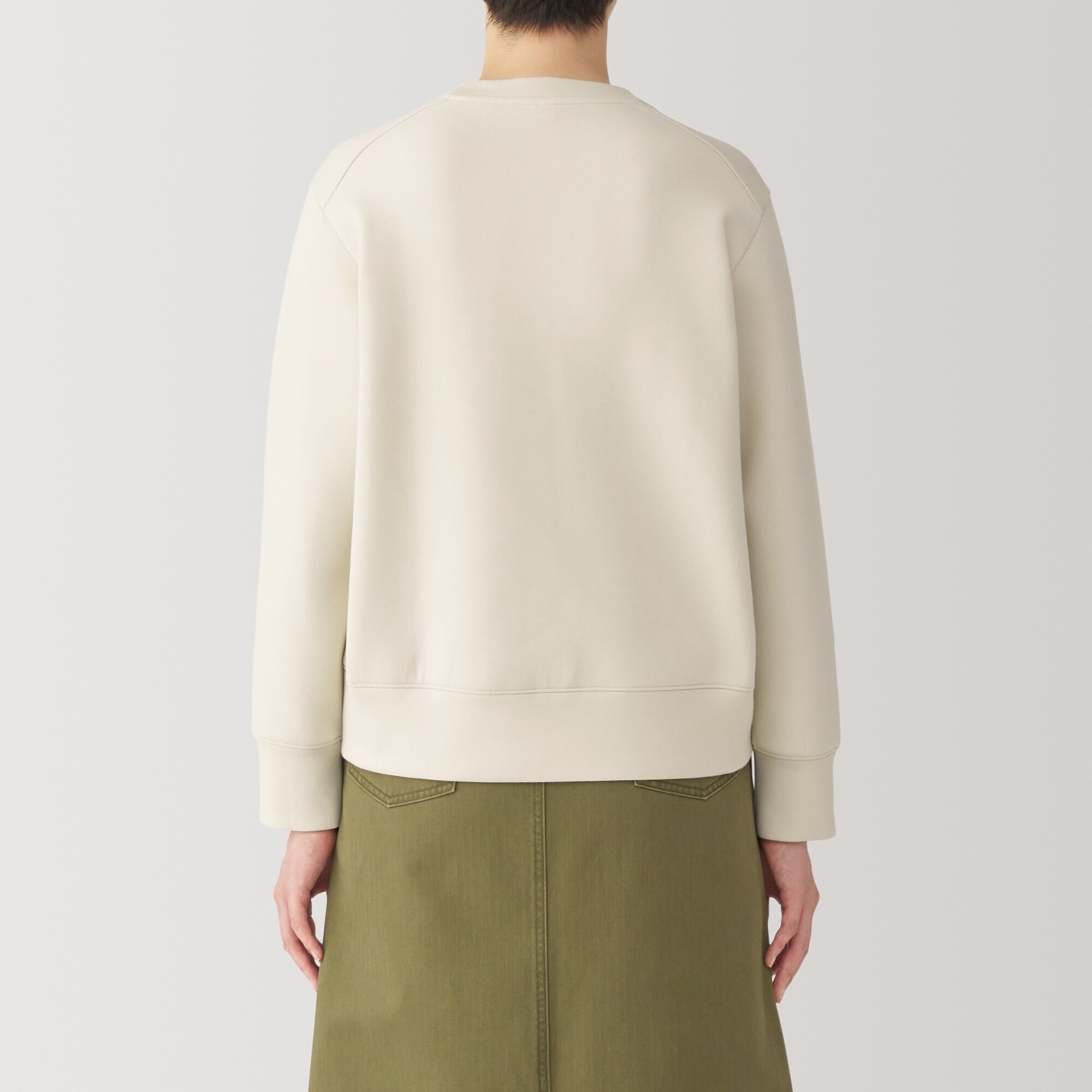 婦人　二重編みスウェットシャツ