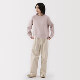 婦人　二重編みスウェットシャツ