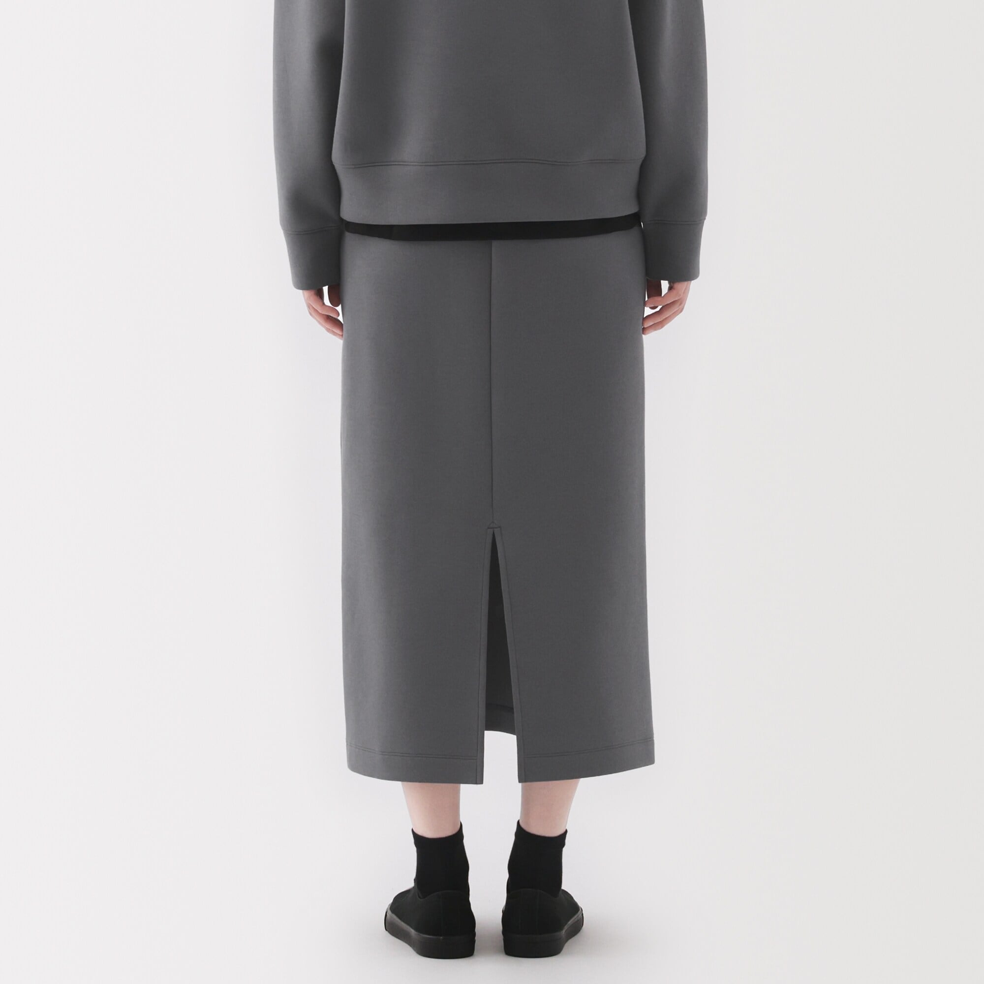 婦人 二重編みスウェットスカート | 無印良品