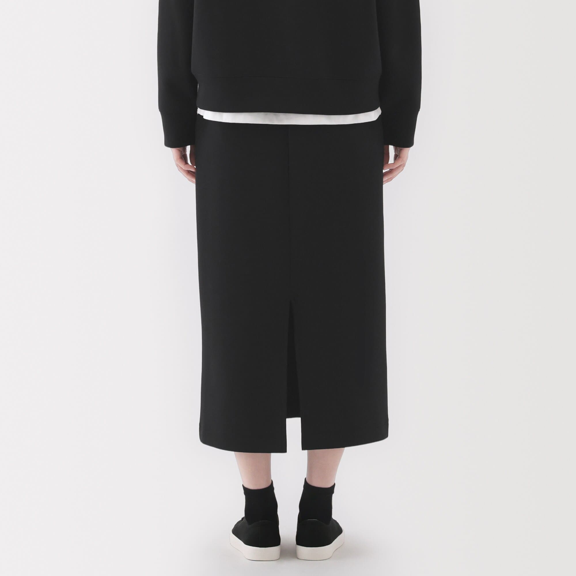 婦人　二重編みスウェットスカート