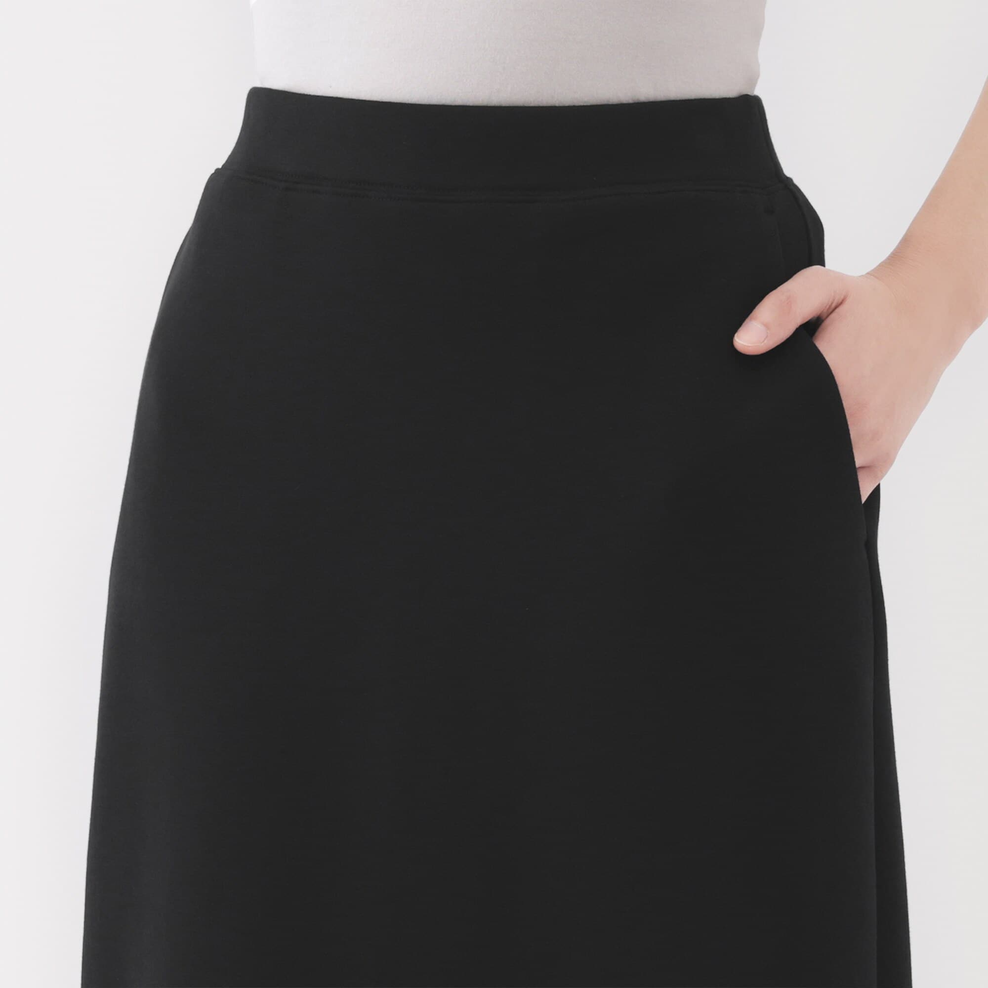 婦人　二重編みスウェットスカート