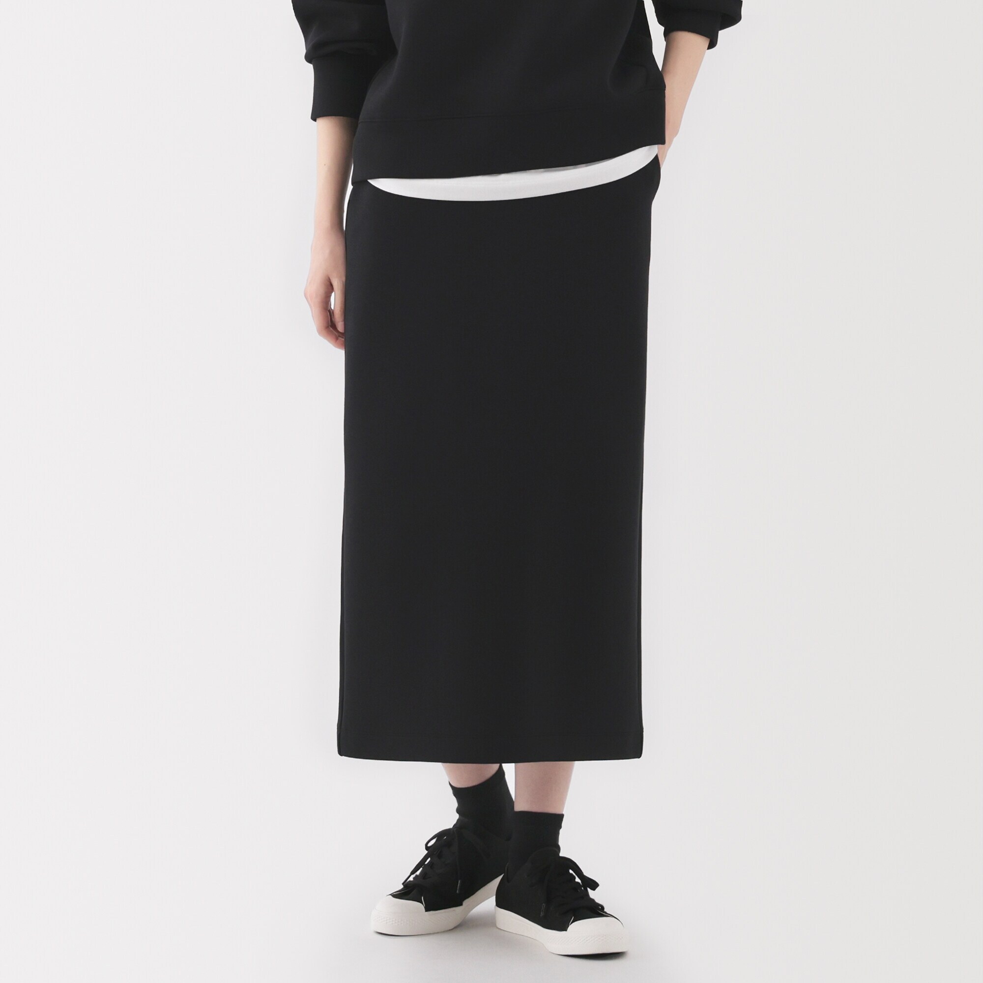 婦人　二重編みスウェットスカート