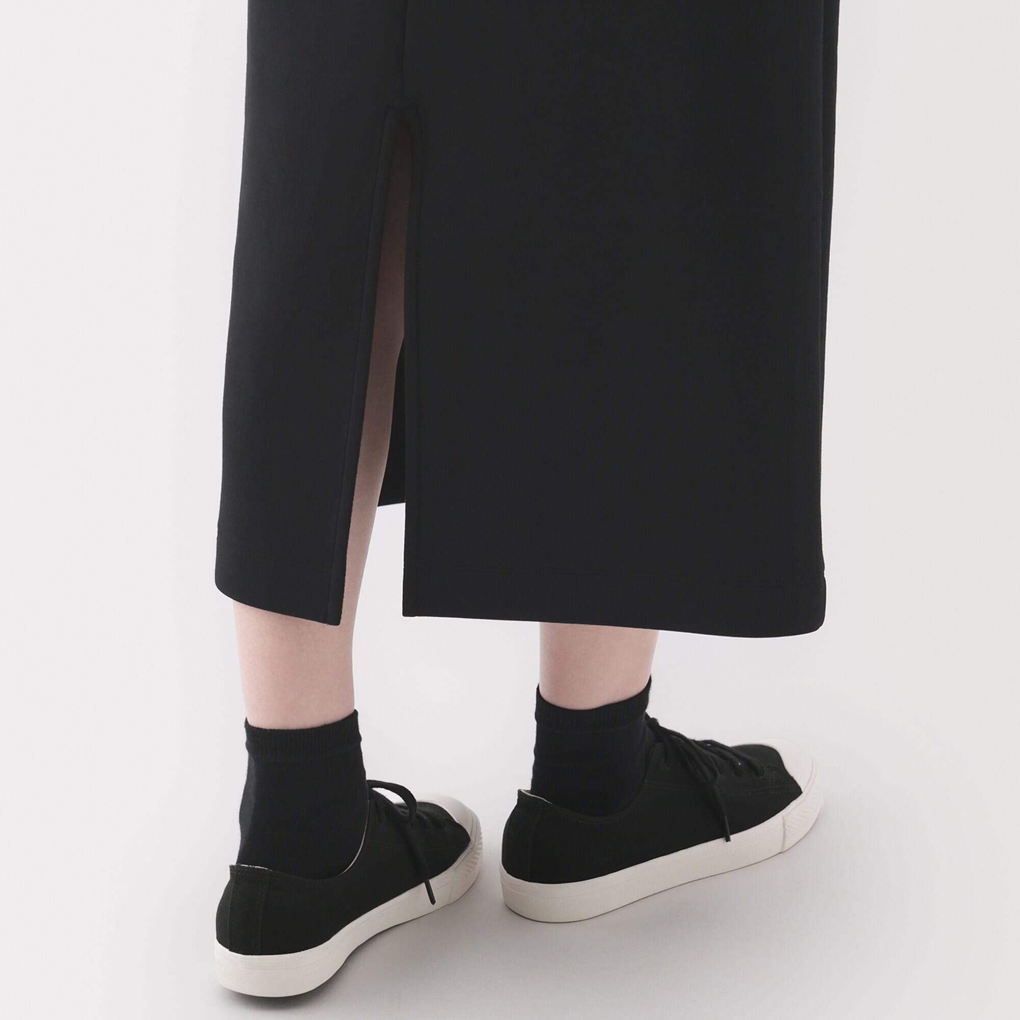 婦人　二重編みスウェットスカート