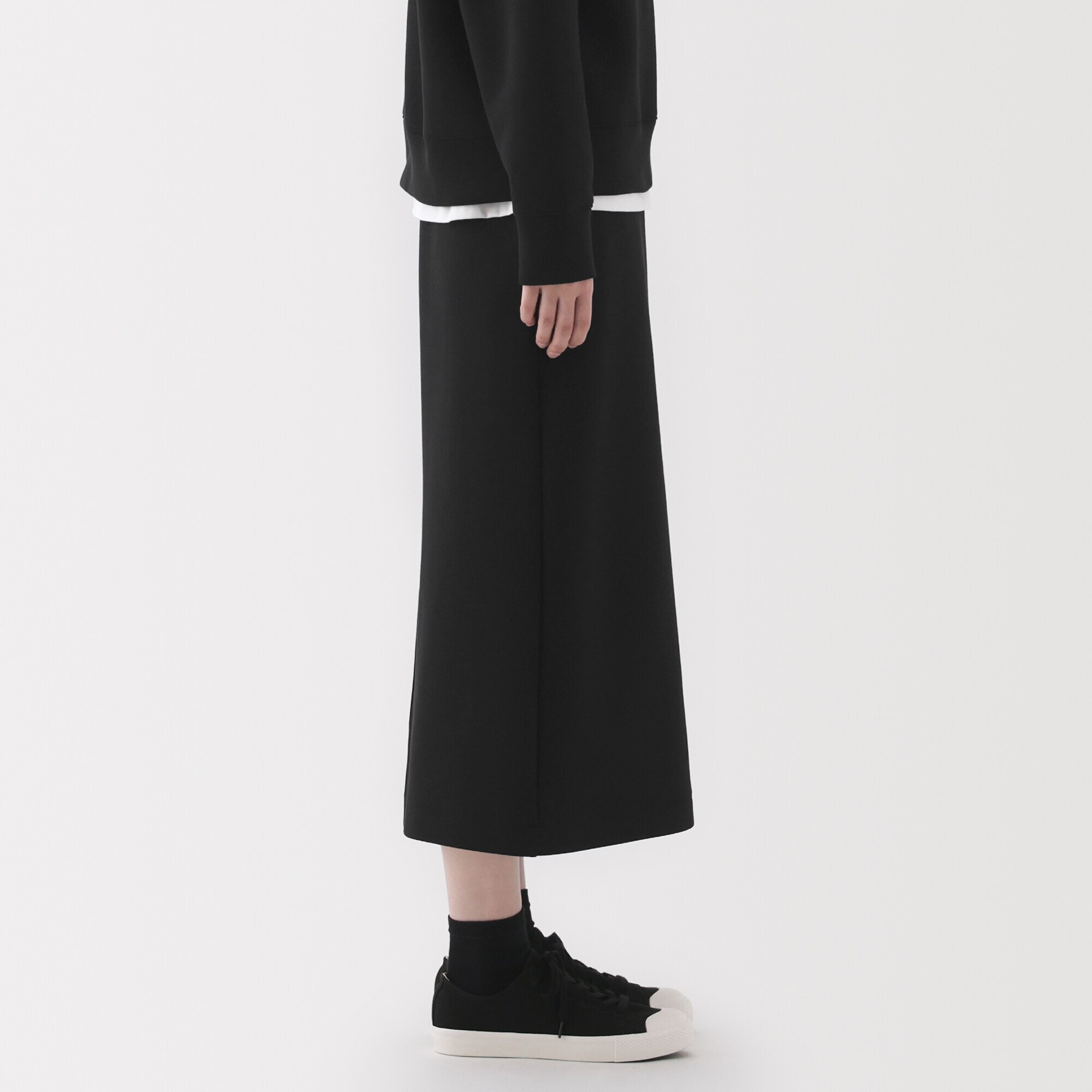 婦人　二重編みスウェットスカート