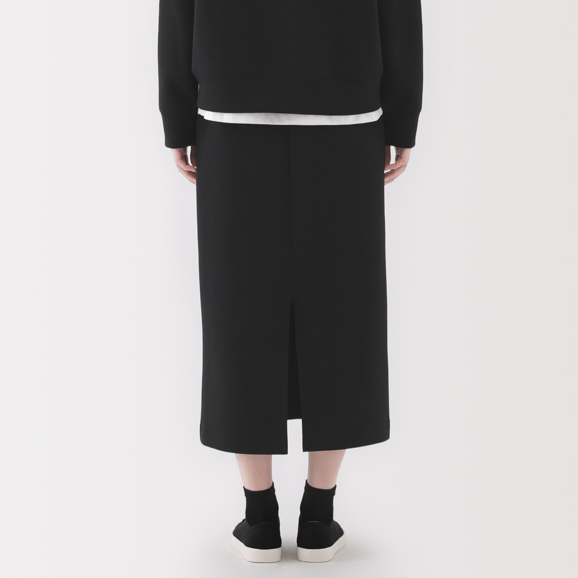 婦人　二重編みスウェットスカート