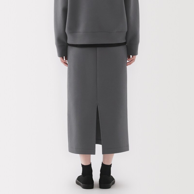 婦人 二重編みスウェットスカート | 無印良品