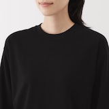 婦人　引き揃え天竺編みクルーネック長袖Ｔシャツ