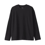 婦人　引き揃え天竺編みクルーネック長袖Ｔシャツ