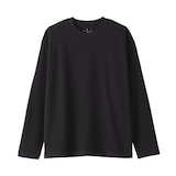 婦人　引き揃え天竺編みクルーネック長袖Ｔシャツ