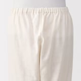 婦人　脇に縫い目のない　二重ガーゼ長袖パジャマ