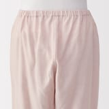 婦人　脇に縫い目のない　二重ガーゼ長袖パジャマ