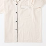 婦人　脇に縫い目のない　二重ガーゼ長袖パジャマ