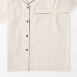 婦人　脇に縫い目のない　二重ガーゼ長袖パジャマ