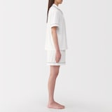 婦人　着るタオル　両面パイル半袖パジャマ